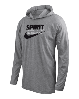 Мужская футболка Washington Spirit Nike Soccer Long-Sleeve Hooded