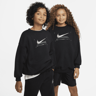 Descarga Centro comercial inicial Sudadera oversized para niños talla grande Nike Sportswear Icon Fleece. Nike .com