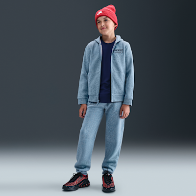 Paris Saint-Germain Club Big Kids' (Boys') Nike Soccer Full-Zip Hoodie