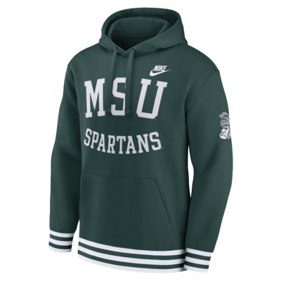 Michigan State Spartans Legacy Retro Men’s Nike College Pullover Hoodie