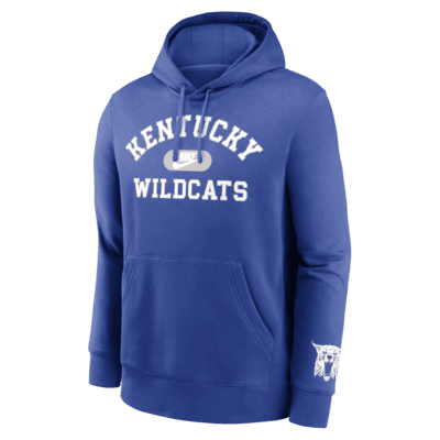 Sudadera con gorro sin cierre universitaria Nike para hombre Kentucky Wildcats Legacy Club Foundational