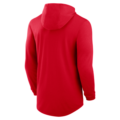 Arizona Campus Arch Men's Nike Dri-FIT College Long-Sleeve Hooded T-Shirt