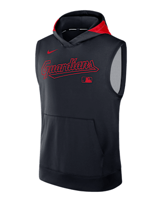 Мужское худи Cleveland Guardians Authentic Collection Men’s Nike Dri-FIT MLB Sleeveless Pullover Hoodie