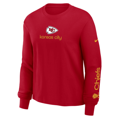 Kansas City Chiefs Boxy Women's Nike NFL Long-Sleeve T-Shirt