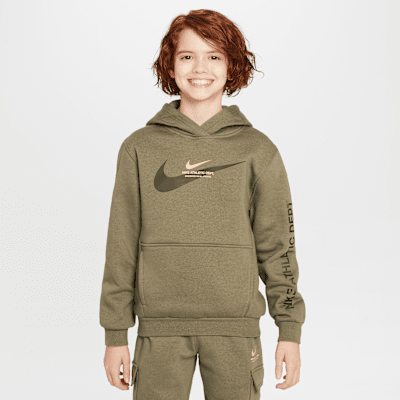 Nike Sportswear Older Kids' Fleece Pullover Hoodie