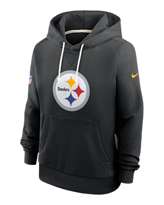 Женское худи Pittsburgh Steelers Sideline Nike Dri-FIT NFL Pullover Hoodie