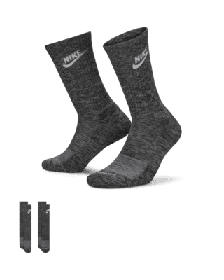 Black nike crew socks sale mens