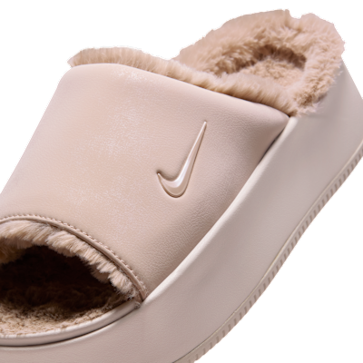 Chanclas para mujer Nike Calm Elevation Fur