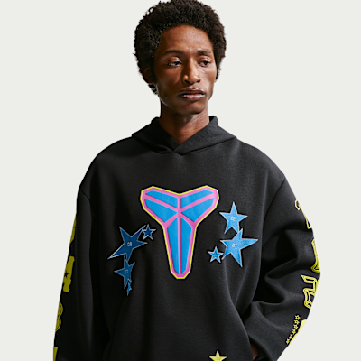 Męska bluza nierozpinana z kapturem z dzianiny do koszykówki Kobe