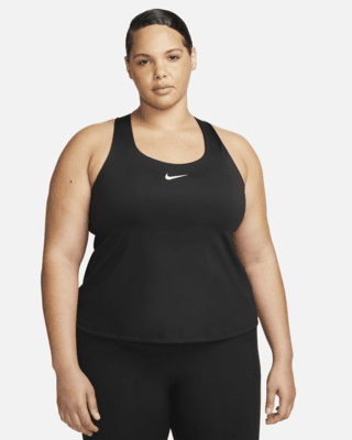 Женские  Nike Swoosh Medium-Support Padded Sports Bra Tank (Plus Size)