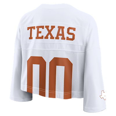 Texas Jersey Women's Nike Dri-FIT College Cropped Top