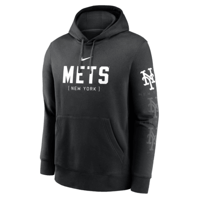 New York Mets Fashion Club Men's Nike MLB Pullover Hoodie