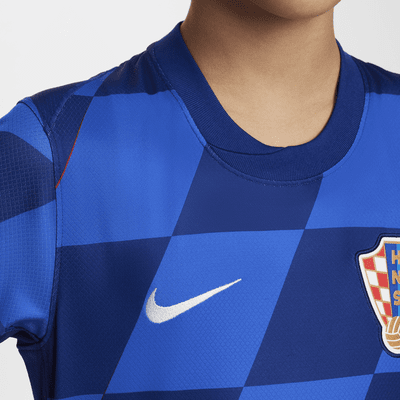 Maglia da calcio replica Nike Dri-FIT Croazia 2024/25 Stadium da ragazzo/a – Away