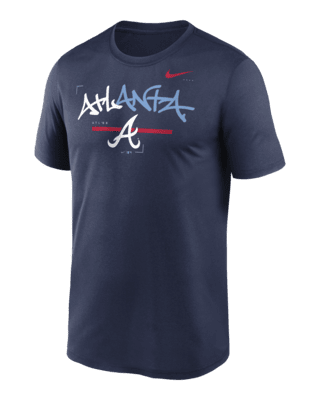 Nike Dri-FIT Legend Wordmark (MLB Atlanta Braves) Men's T-Shirt.