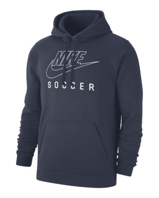 Мужское худи Nike Swoosh Club Fleece Soccer Pullover Hoodie