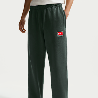 Nike Solo Swoosh Men's Fleece Open-Hem Trousers