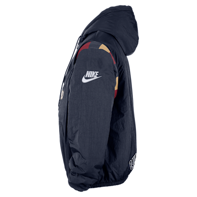 Cleveland Cavaliers Hardwood Clasics Men's Nike Therma-FIT NBA 1/2-Zip Hoodie