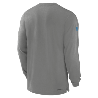 Detroit Lions Sideline Player Team Issue Men’s Nike Dri-FIT Long-Sleeve Top