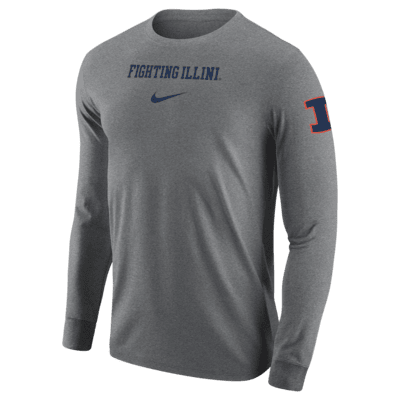 Illinois Men's Nike College Long-Sleeve T-Shirt. Nike.com