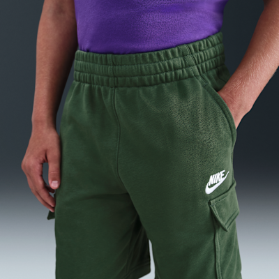 Nike Sportswear Club Older Kids' French Terry Cargo Shorts