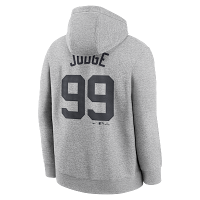 Sudadera con gorro sin cierre Nike de la MLB para hombre Aaron Judge New York Yankees Club