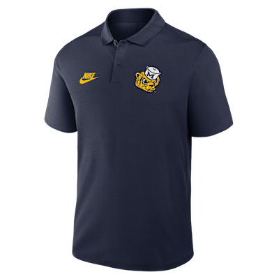 Michigan Primetime Victory Legacy Vault Logo Men's Nike Dri-FIT College Polo