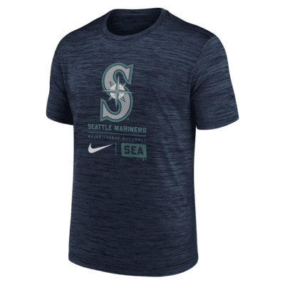 Мужская футболка Seattle Mariners Large Logo Velocity