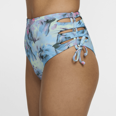 Damski dół od bikini z wiązaniem Nike Swim