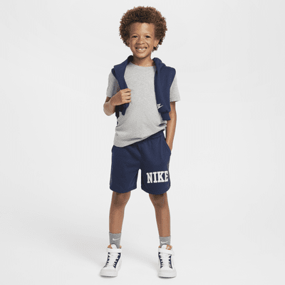 Nike Sportswear Club Little Kids' Applique French Terry Shorts