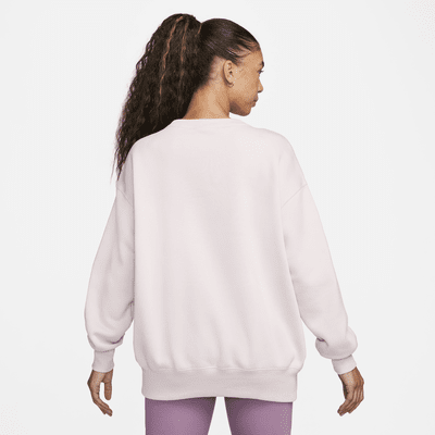 Sudadera oversized de cuello redondo de tejido Fleece para mujer Nike Sportswear Phoenix