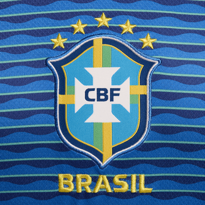 Brazília 2024 Stadium idegenbeli Nike Dri-FIT férfi replika futballmez