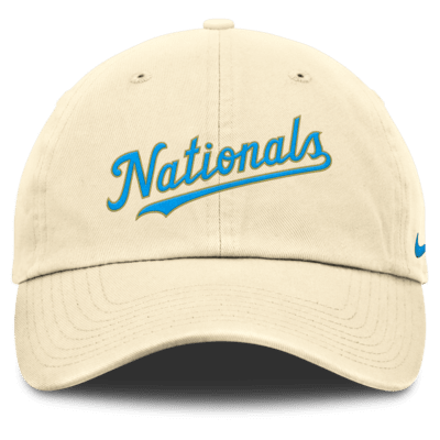 Gorra ajustable Nike de la MLB para hombre Washington Nationals Club