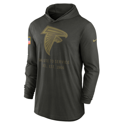 Atlanta Falcons Salute to Service Sideline Men’s Nike Dri-FIT NFL Long-Sleeve Hooded Top