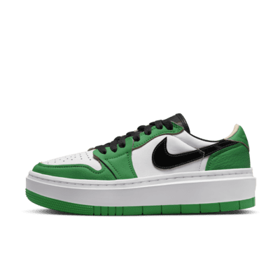 green and white nike air jordans
