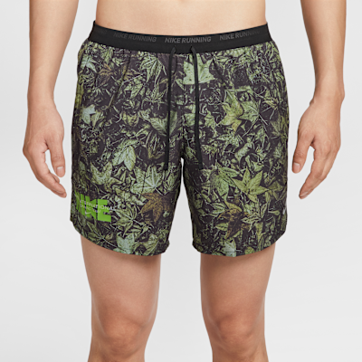 Nike Stride Men's Dri-FIT 18cm (approx) Brief-Lined Printed Running Shorts