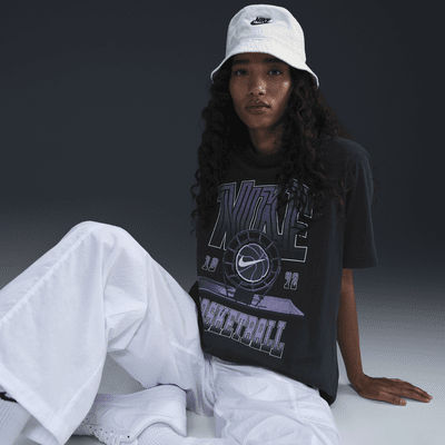 Playera de básquetbol de manga corta para mujer Nike