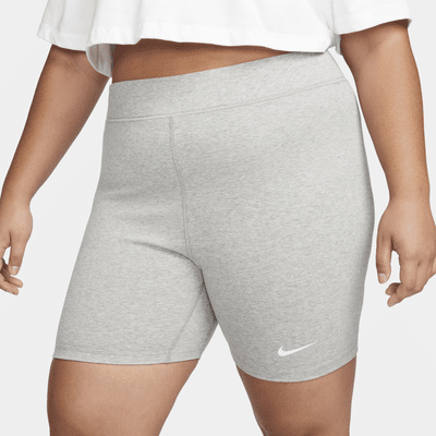 Shorts de ciclismo de tiro alto de 20 cm para mujer (talla grande) Nike Sportswear Classic