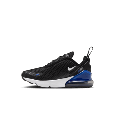 Air max 270 2025 zwart met blauw