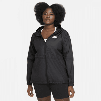 nike plus size women's windbreakers