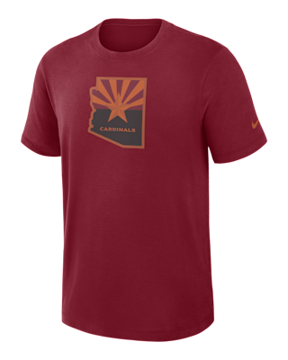 Мужская футболка Arizona Cardinals Rivalries Collection Slub Nike Dri-FIT NFL