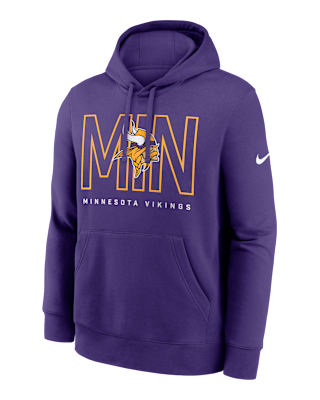 Мужское худи Minnesota Vikings Busted Play Club Nike NFL Pullover Hoodie