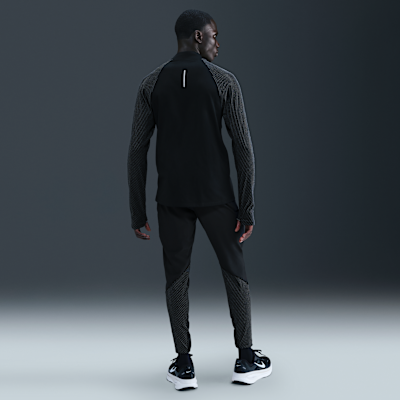 Nike Dri-FIT Laufoberteil mit Halbreißverschluss und reflektierenden Akzenten (Herren)