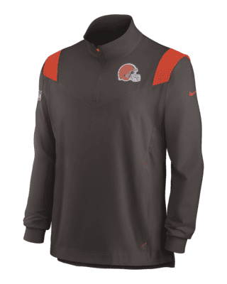 Nike NFL Cleveland Browns Team Gear Light Pullover Windbreaker 1/4