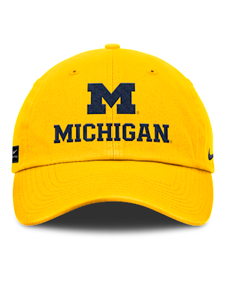 Мужские  Michigan Sideline Club Gameday Nike College Adjustable Hat