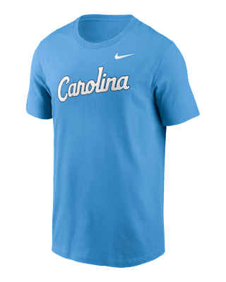 Мужская футболка North Carolina Tar Heels Baseball Wordmark Nike College