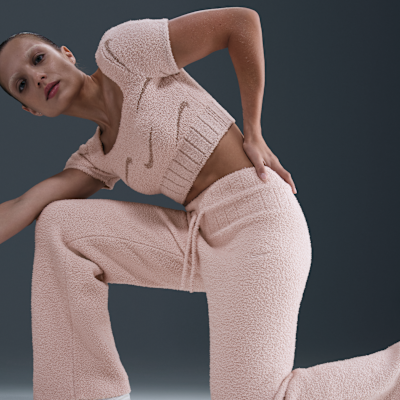 Pantalon slim en maille Nike Sportswear Phoenix Cozy Bouclé pour femme
