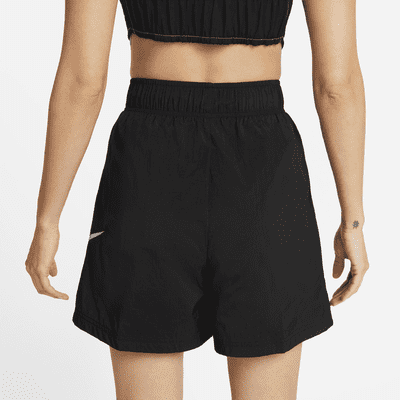 Shorts de tiro alto de tejido Woven para mujer Nike Sportswear Essential