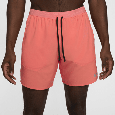 Nike Stride Dri-FIT hardloopshorts met binnenbroek voor heren (18 cm)