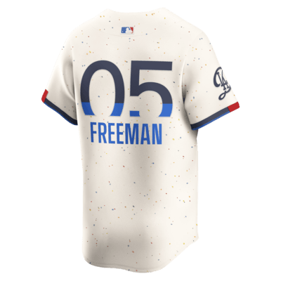 Jersey Nike Dri-FIT ADV de la MLB Limited para hombre Freddie Freeman Los Angeles Dodgers City Connect