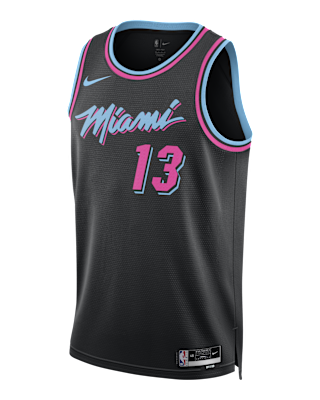 Мужские джерси Bam Adebayo Miami Heat City Edition Nike NBA Swingman Jersey